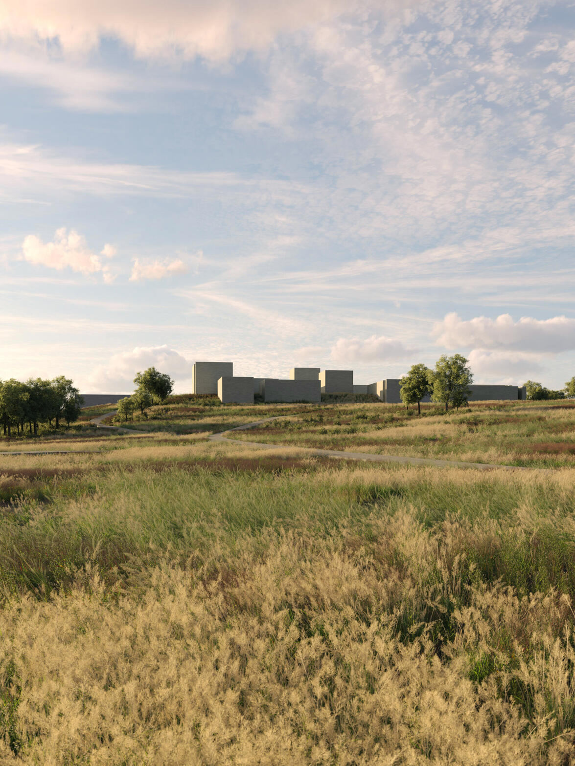 Glenstone Museum by Thomas Phifer and Partners. Digital Recreation by EOS Visions
